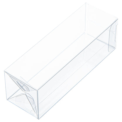 Sweet Vision Clear Plastic Favor Box - Tuck Top, Pop & Lock Bottom - 1 1/2" x 1 1/2" x 5" - 100 count box