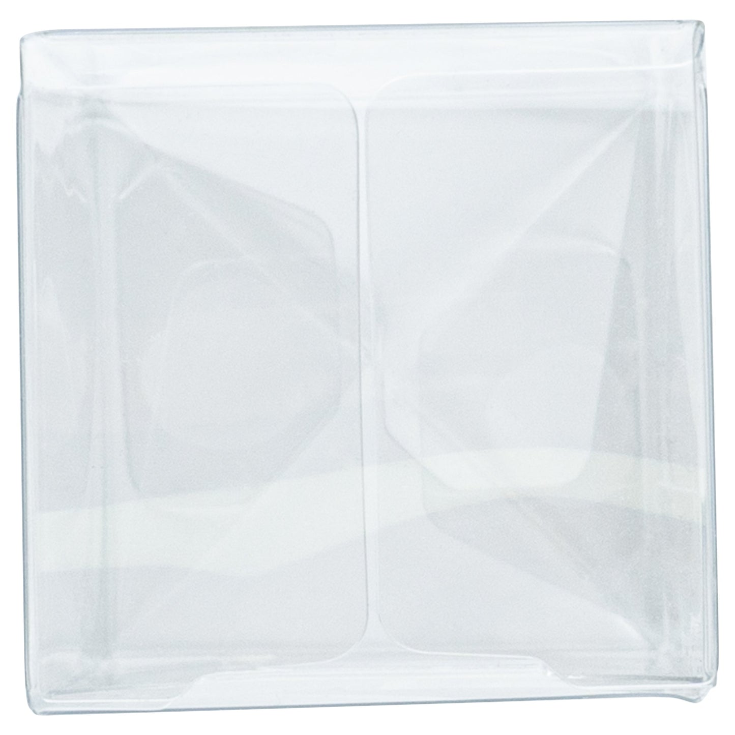 Sweet Vision Clear Plastic Favor Box - Tuck Top, Pop & Lock Bottom - 1 1/2" x 1 1/2" x 5" - 100 count box