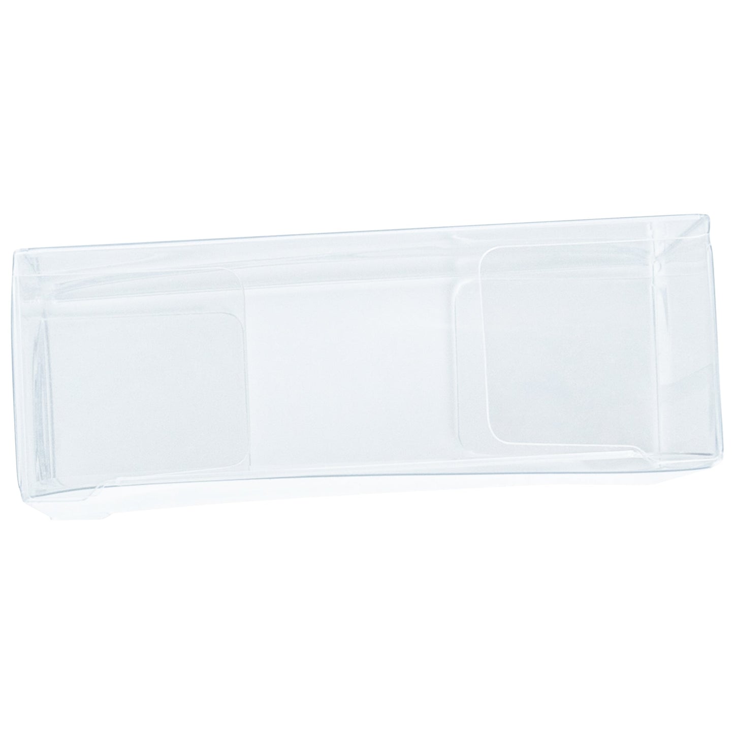 Sweet Vision Square Clear Plastic Candy Box - 3 1/4" x 1 x 3 1/4" - 100 count box