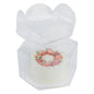 Sweet Vision Clear Plastic Gift Box - Flower Top - 6 1/2" x 7 1/2" x 7 3/4" - 100 count box