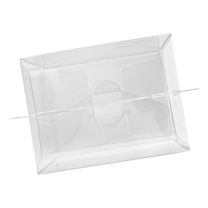 Sweet Vision Clear Plastic Take Out Box - with Handle - 3 1/4" x 2 1/2" x 4 1/2" - 100 count box