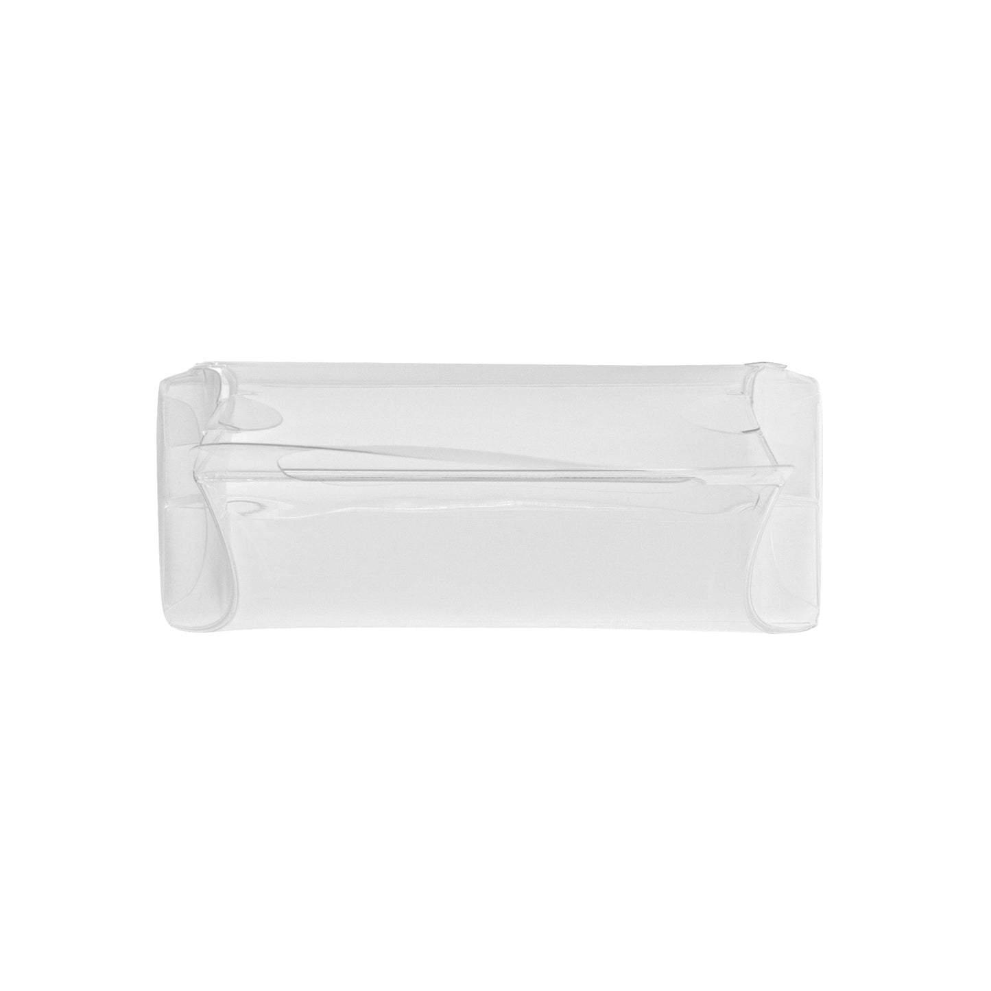 Sweet Vision Clear Plastic Purse Box - with Handle - 4" x 1 1/2" x 5 1/2" - 100 count box