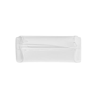 Sweet Vision Clear Plastic Purse Box - with Handle - 4" x 1 1/2" x 5 1/2" - 100 count box