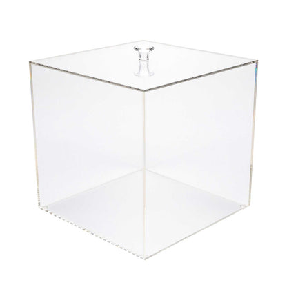 Clear Tek Clear Acrylic Large Candy Container - Display Box - 7 3/4" x 7 3/4" x 7 3/4" - 1 count box