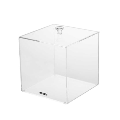 Clear Tek Clear Acrylic Medium Candy Container - Display Box - 6" x 6" x 6" - 1 count box