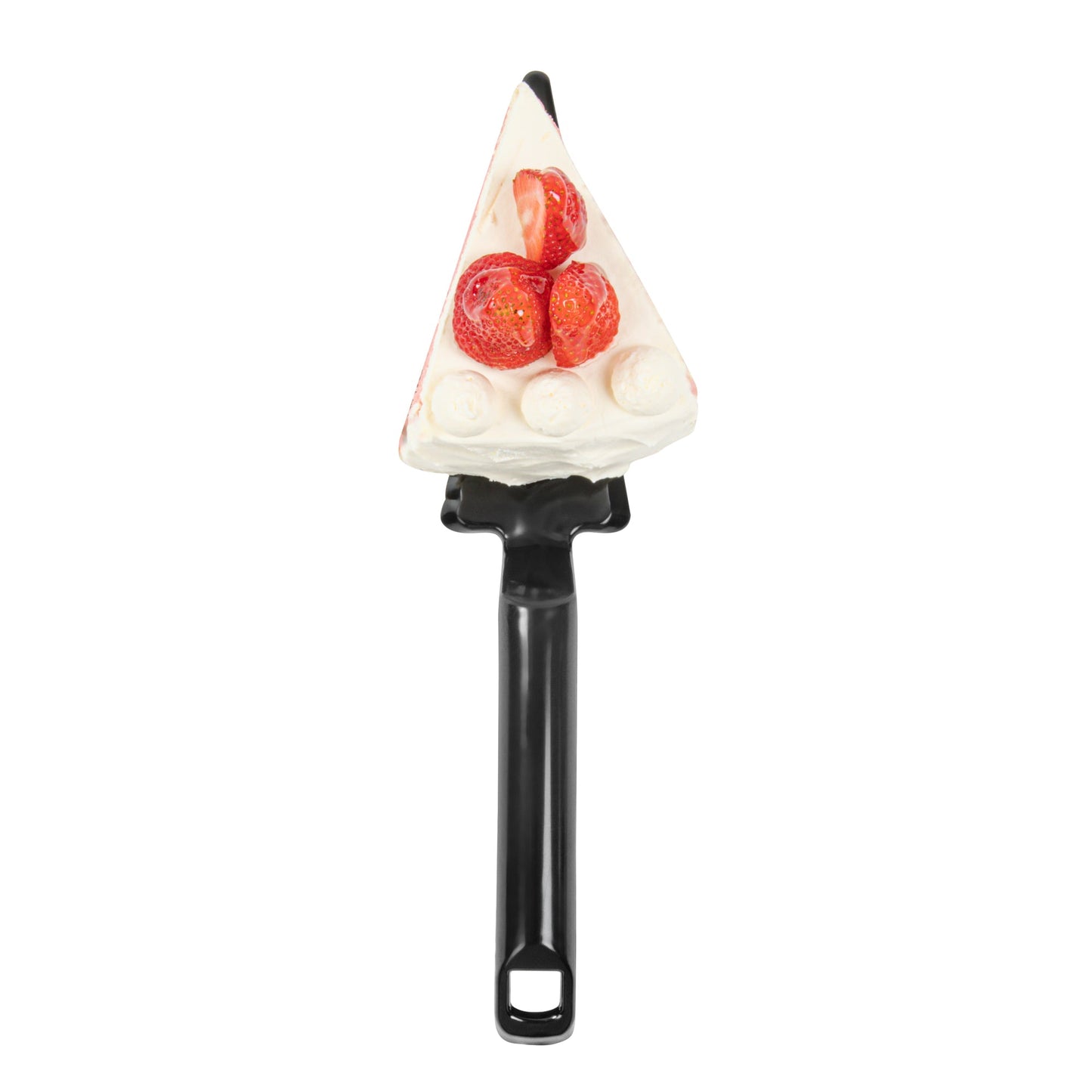 Cater Tek Black Plastic Cake Server - Recyclable - 10" x 2" x 1" - 10 count box