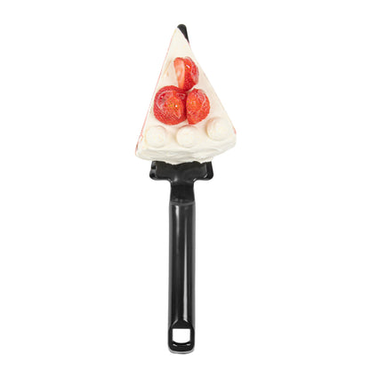 Cater Tek Black Plastic Cake Server - Recyclable - 10" x 2" x 1" - 10 count box