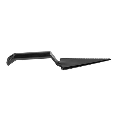 Cater Tek Black Plastic Cake Server - Recyclable - 10" x 2" x 1" - 10 count box