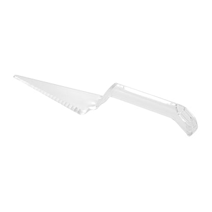 Cater Tek Clear Plastic Cake Server - Recyclable - 10" x 2" x 1" - 100 count box