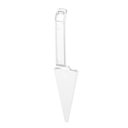Cater Tek Clear Plastic Cake Server - Recyclable - 10" x 2" x 1" - 100 count box
