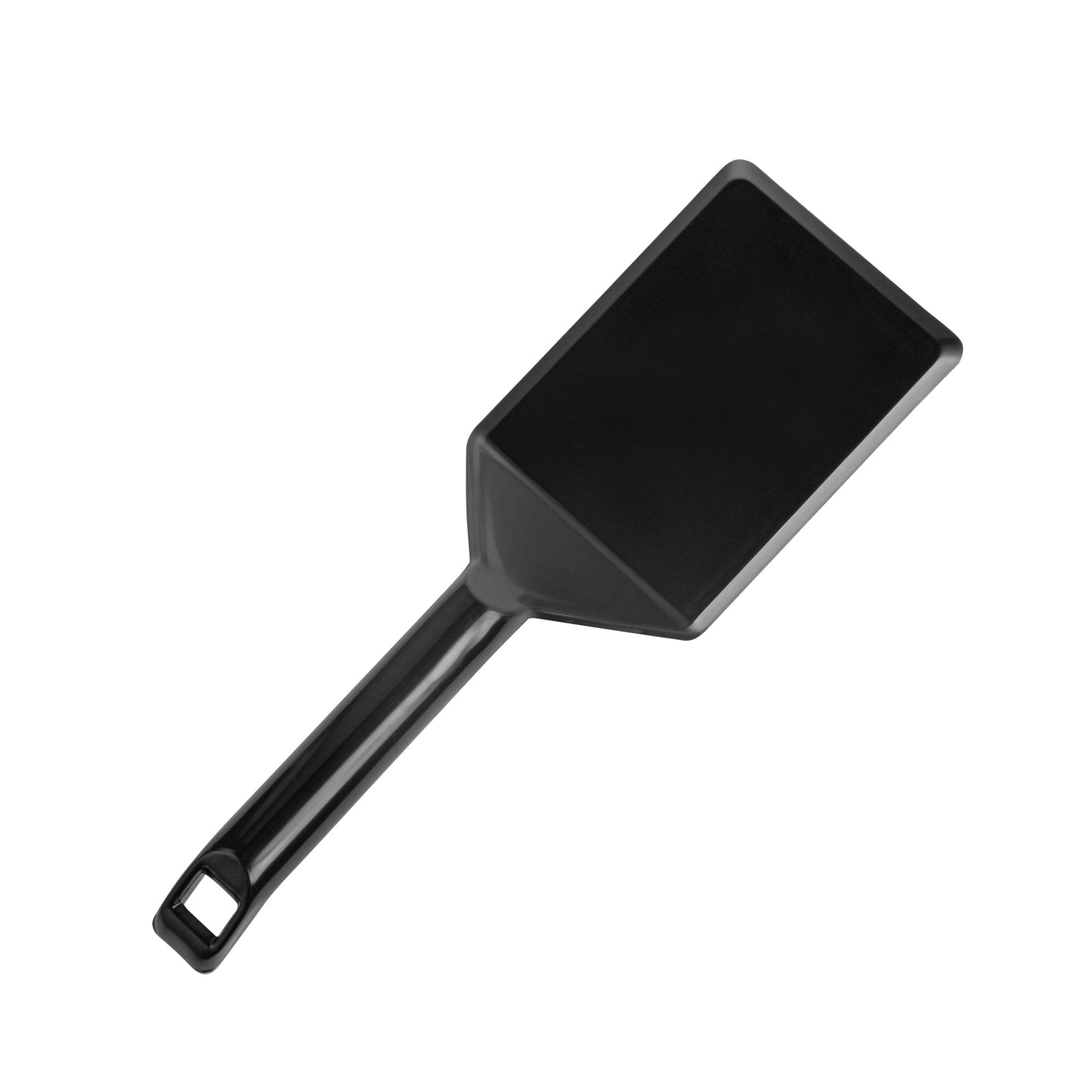 Cater Tek Black Plastic Serving Spatula - Recyclable - 10" - 10 count box