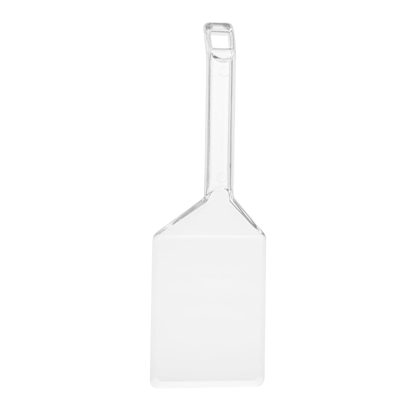 Cater Tek Clear Plastic Serving Spatula - Recyclable - 10" - 10 count box