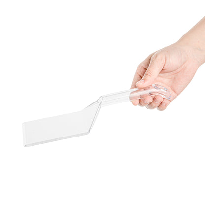 Cater Tek Clear Plastic Serving Spatula - Recyclable - 10" - 100 count box