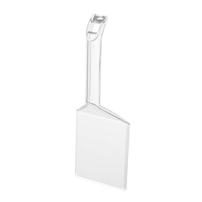 Cater Tek Clear Plastic Serving Spatula - Recyclable - 10" - 100 count box