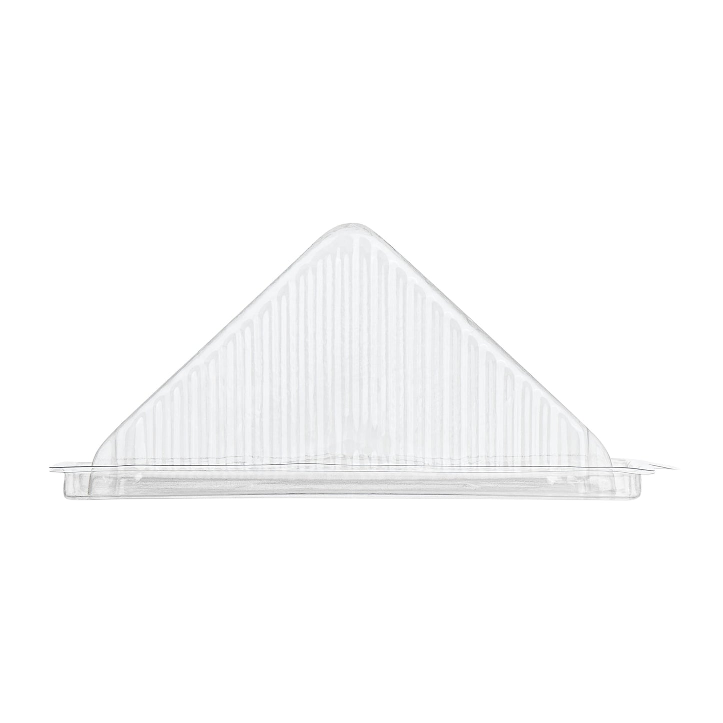 Thermo Tek 10 oz Triangle Clear Plastic Sandwich Container - with Lid - 6 1/4" x 3 1/4" x 3" - 100 count box