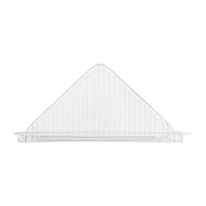 Thermo Tek 10 oz Triangle Clear Plastic Sandwich Container - with Lid - 6 1/4" x 3 1/4" x 3" - 100 count box