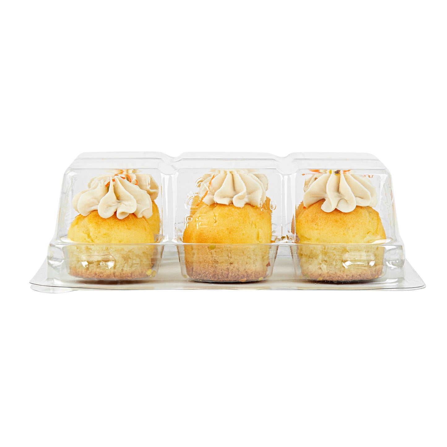 Thermo Tek 12 oz Clear Plastic Pastry Box - with Lid, Half-Dozen - 6" x 4 1/2" x 2" - 100 count box