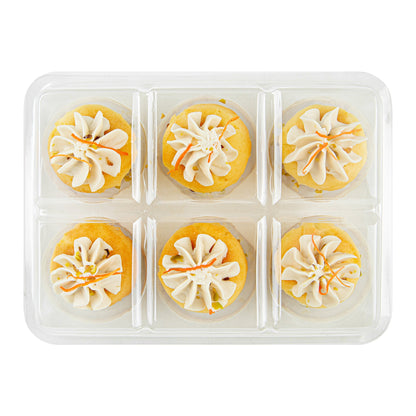 Thermo Tek 12 oz Clear Plastic Pastry Box - with Lid, Half-Dozen - 6" x 4 1/2" x 2" - 100 count box