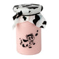 Mini Serve Cow Lines Plastic Decorative Wrapper - 4 1/2" x 4" - 500 count box
