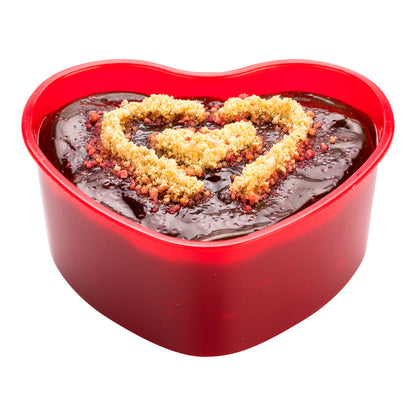 Mini Serve 5 oz Red Plastic Mini Heart Cup - 3 1/4" x 3" x 1 1/2" - 100 count box