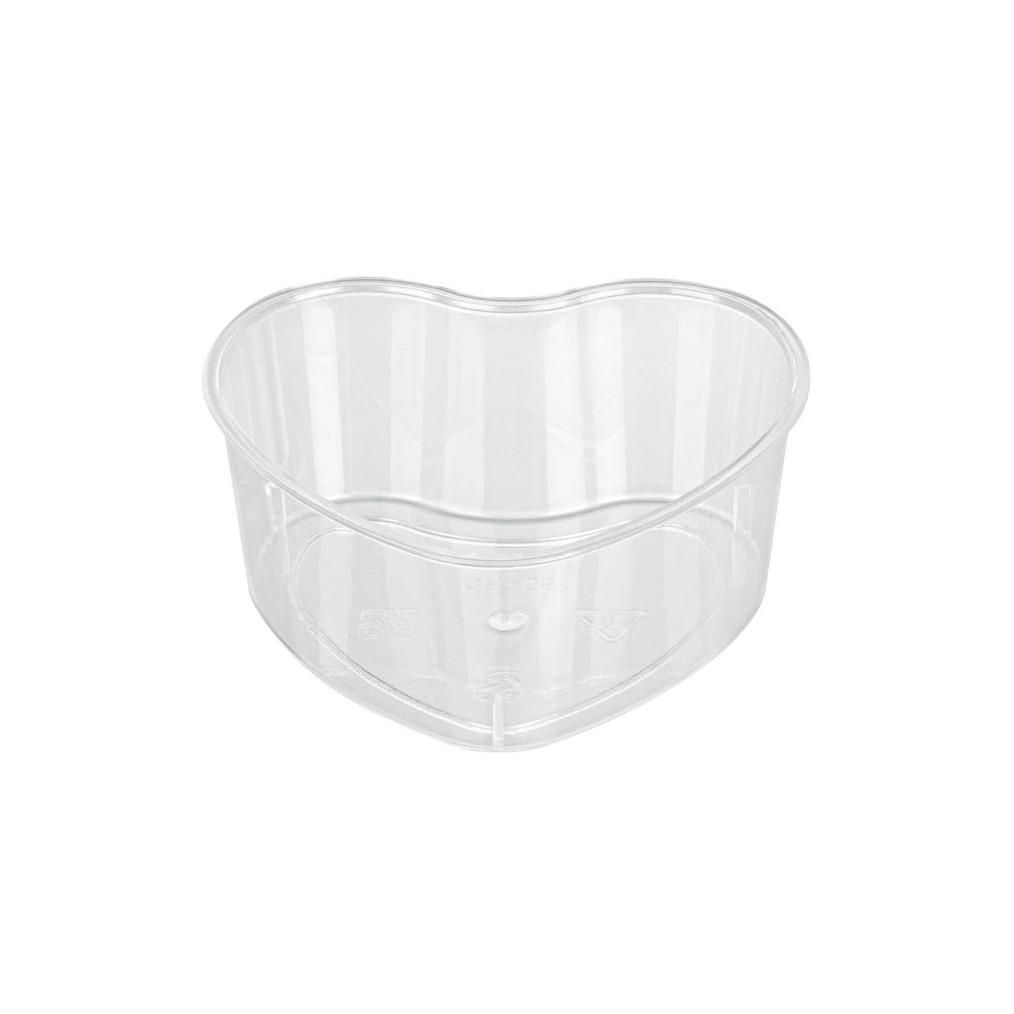 Mini Serve 3 oz Round Clear Plastic Mini Slope Cup - 2" x 2" x 3 3/4" - 100 count box