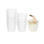 Mini Serve 5 oz Round Clear Plastic Mini Pilsner Cup - 2 3/4" x 2 3/4" x 2 1/2" - 100 count box