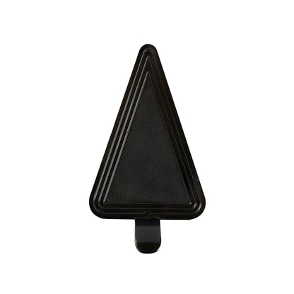Pastry Tek Triangle Black Plastic Cake Server - 4 1/2" x 3" - 100 count box