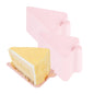 Pastry Tek Triangle Pink Plastic Cake Server - 4 1/2" x 3" - 100 count box