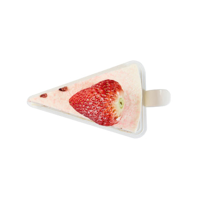 Pastry Tek Triangle White Plastic Cake Server - 4 1/2" x 3" - 100 count box