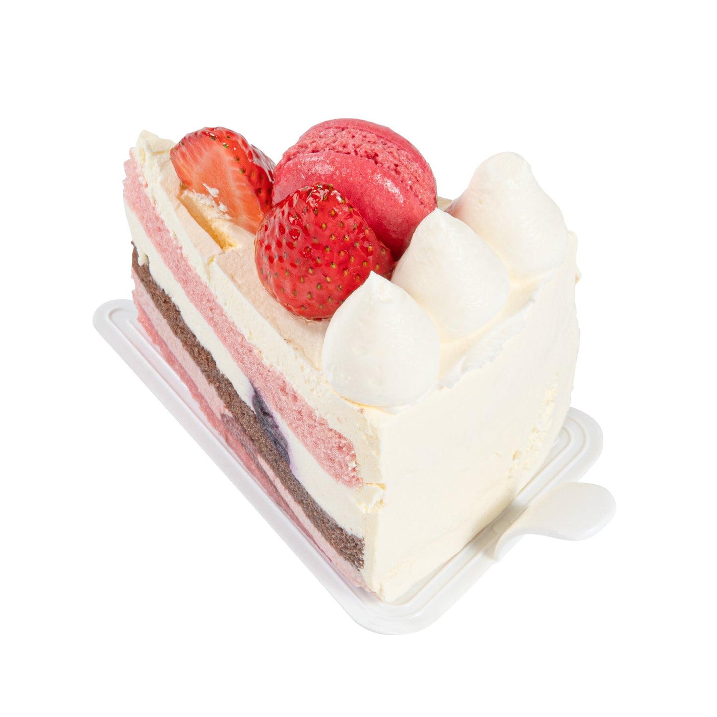 Pastry Tek Triangle White Plastic Cake Server - 4 1/2" x 3" - 100 count box