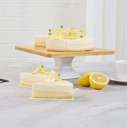 Pastry Tek Triangle Lemon Chiffon Plastic Cake Server - 4 1/2" x 3" - 100 count box