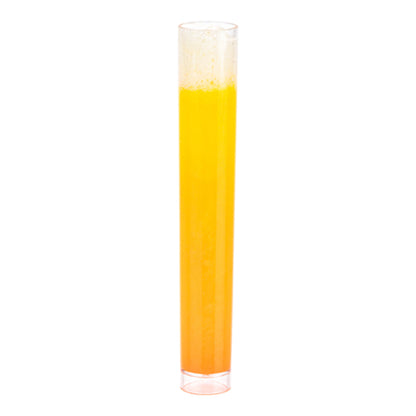 Mini Serve Delgado 1 oz Clear Plastic Test Tube Glass - 3/4" x 3/4" x 5 1/4" - 100 count box