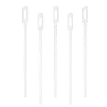 Restpresso White Plastic Keyhole Coffee Stirrer - 6 1/4" - 100 count box