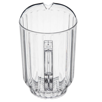 Chef 101 60 oz Clear Plastic Water Pitcher - 5" x 5" x 7 3/4" - 1 count box