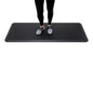 Comfy Feet Black Floor Mat - Extra-Padded, Non-Slip, Anti-Fatigue - 70" x 24" x 3/4" - 1 count box