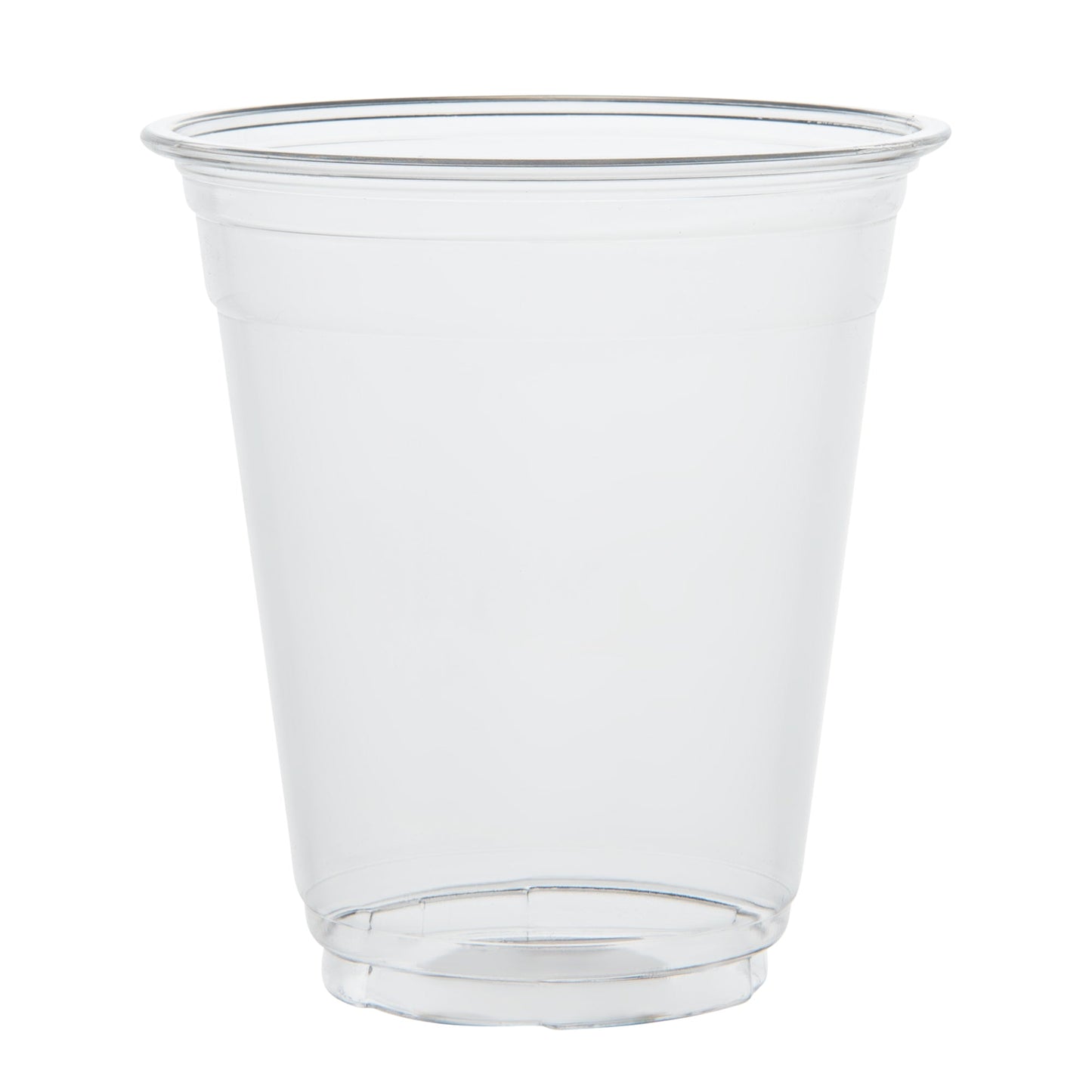 Visage 12 oz Clear Plastic Cup - 3 3/4" x 3 3/4" x 4" - 100 count box