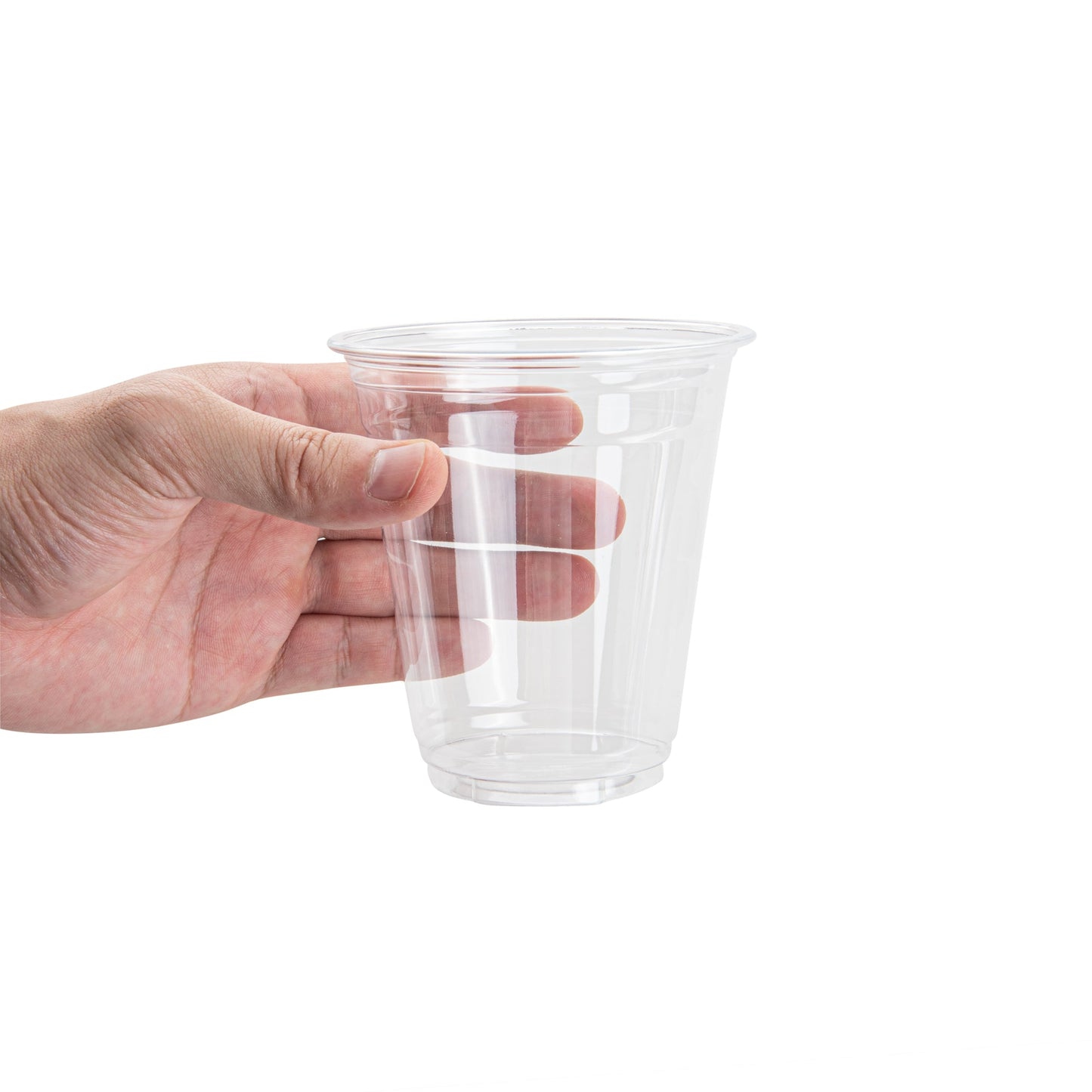 Visage 12 oz Clear Plastic Cup - 3 3/4" x 3 3/4" x 4" - 1000 count box
