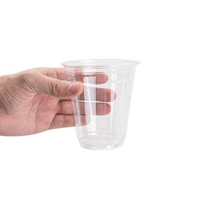 Visage 12 oz Clear Plastic Cup - 3 3/4" x 3 3/4" x 4" - 1000 count box