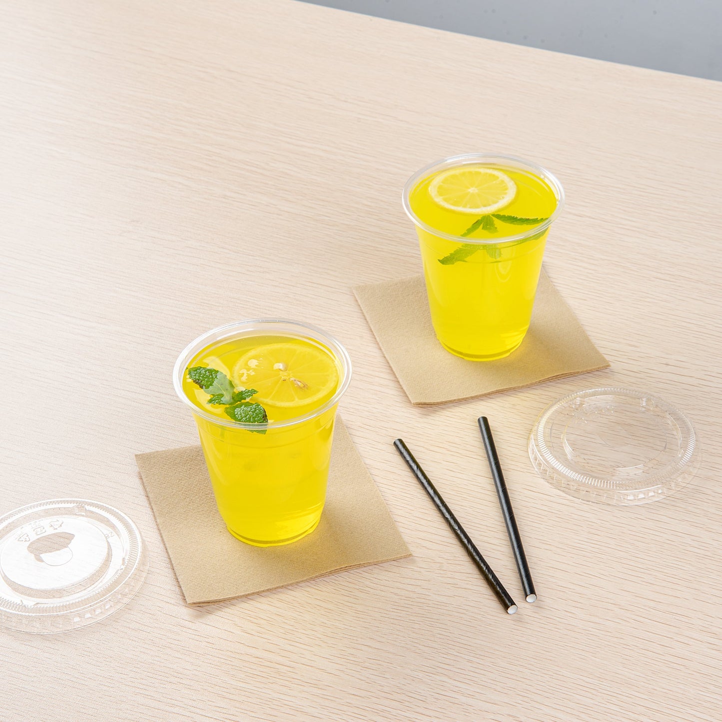 Visage 12 oz Clear Plastic Cup - 3 3/4" x 3 3/4" x 4" - 1000 count box