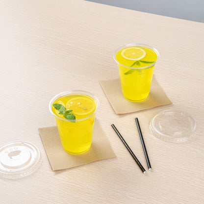 Visage 12 oz Clear Plastic Cup - 3 3/4" x 3 3/4" x 4" - 1000 count box