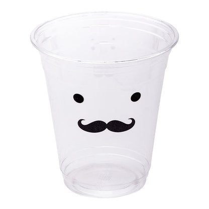 Visage 12 oz Clear Plastic Cup - Monsieur - 3 3/4" x 3 3/4" x 4" - 100 count box
