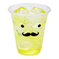 Visage 12 oz Clear Plastic Cup - Monsieur - 3 3/4" x 3 3/4" x 4" - 100 count box