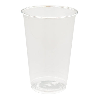 Visage 16 oz Clear Plastic Cup - 3 3/4" x 3 3/4" x 5 1/4" - 100 count box