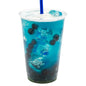 Visage 16 oz Clear Plastic Cup - 3 3/4" x 3 3/4" x 5 1/4" - 100 count box