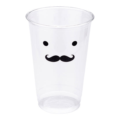 Visage 16 oz Clear Plastic Cup - Monsieur - 3 3/4" x 3 3/4" x 5 1/4" - 1000 count box