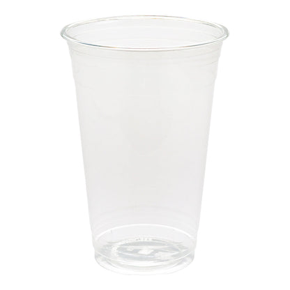 Visage 20 oz Clear Plastic Cup - 3 3/4" x 3 3/4" x 5 1/2" - 100 count box