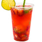 Visage 20 oz Clear Plastic Cup - 3 3/4" x 3 3/4" x 5 1/2" - 100 count box
