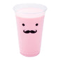 Visage 20 oz Clear Plastic Cup - Monsieur - 3 3/4" x 3 3/4" x 5 1/2" - 100 count box