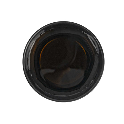 Voga 8 oz Black Melamine Tea Cup - Japonais - 3" x 3" x 3 1/4" - 10 count box