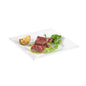 Voga Square White Melamine Small Plate - Classic - 6" x 6" x 3/4" - 4 count box